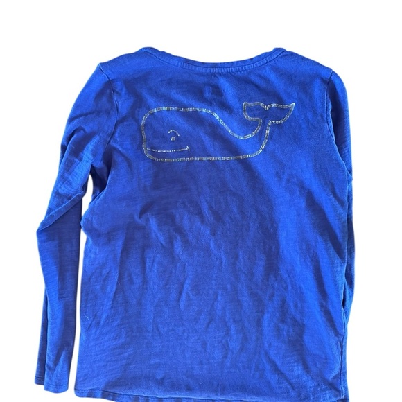 Girl’s Vineyard Vines L/S Tee T-Shirt Size Large (14) Blue - Picture 2 of 5